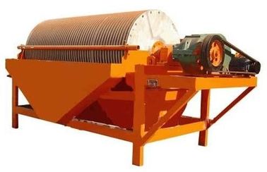 High Capacity Magnetic Separator Machine , Chromite Ore Magnetic Drum Separator supplier
