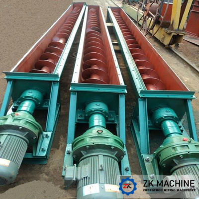 Horizontal Shaftless Screw Conveyor High Reliability For Environmental Industry supplier