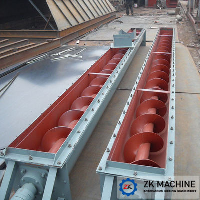 Horizontal Shaftless Screw Conveyor High Reliability For Environmental Industry supplier