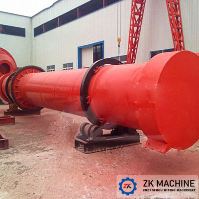 High Capacity Industrial Rotary Dryer , Coal Rotary Drum Dryer Easy Adjustment supplier