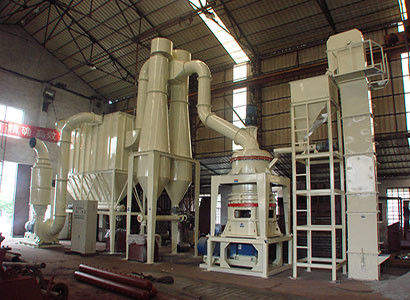 1-40 T/H Industrial Production Line , Heavy Calcium Carbonate Powder Grinding Plant supplier