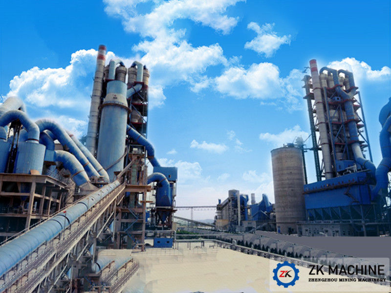 Complete Cement Production Line 100-300 TPD For Grinding Powder Processing supplier
