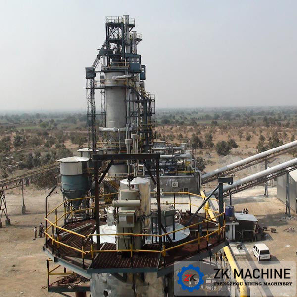 1200T/D Rotary Shaft Kiln In Quicklime Production Plant supplier