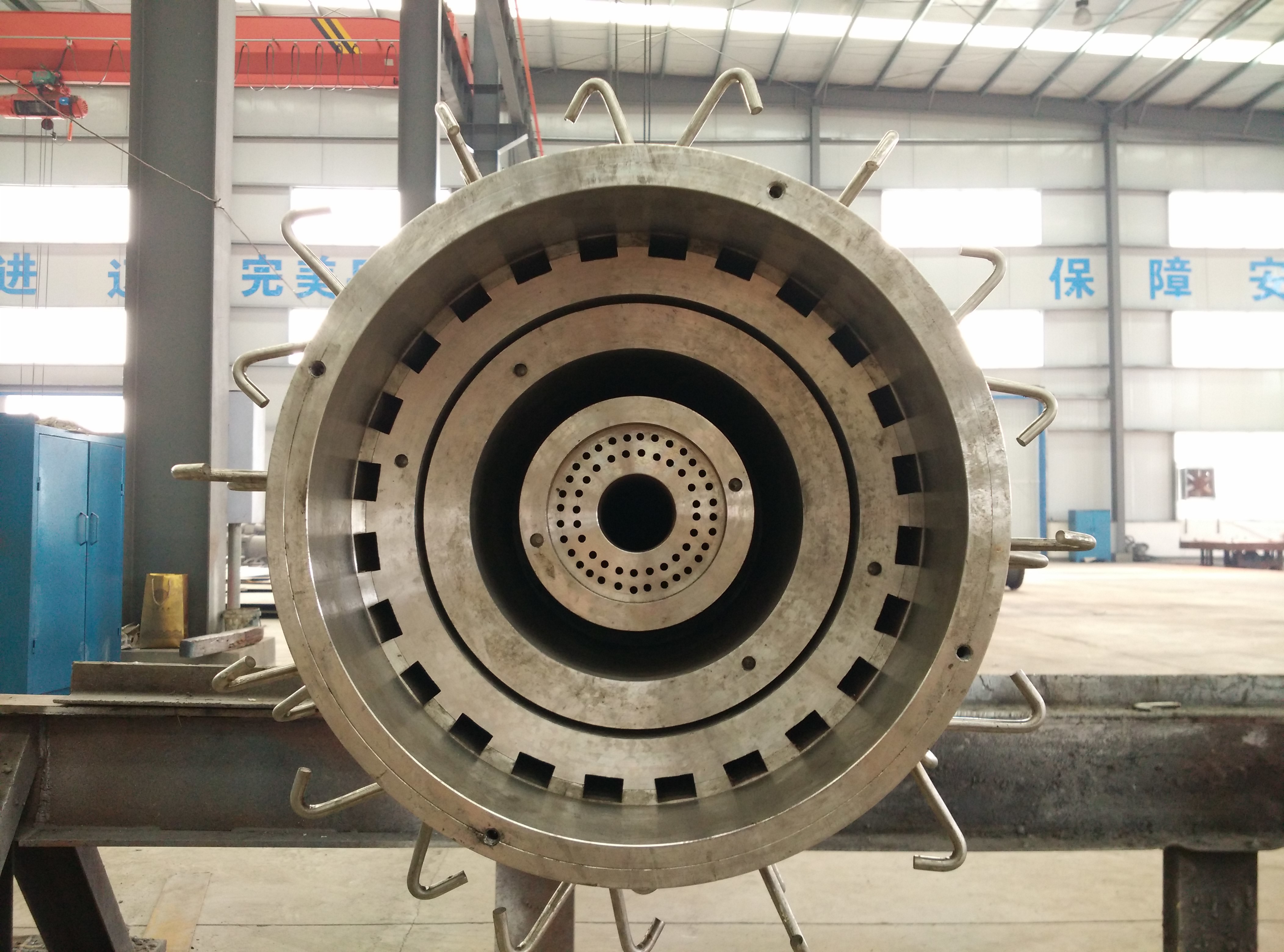Energy Saving Pulverized Coal Burner , Cement Kiln Burner High Reliability