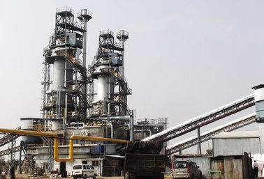 Energy Saving Active Lime Production Line , Vertical Shaft Kiln Small Production Line