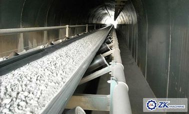 Concrete Belt Conveyor High Efficiency Strong Structure With Electric Roller