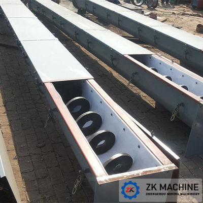 Screw Shaftless Conveying Equipment , Cement Screw Conveyor High Reliability