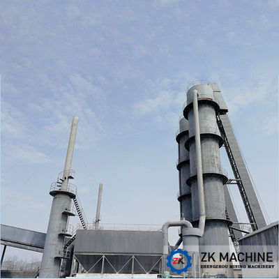 Quicklime Calcination Equipment , Vertical Lime Kiln Superior Performance