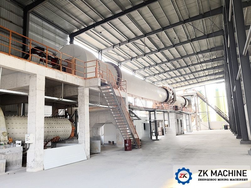 Rotary Kiln Lithium Carbonate Production Line Model Ø2.2×38m-Ø4.3×64m