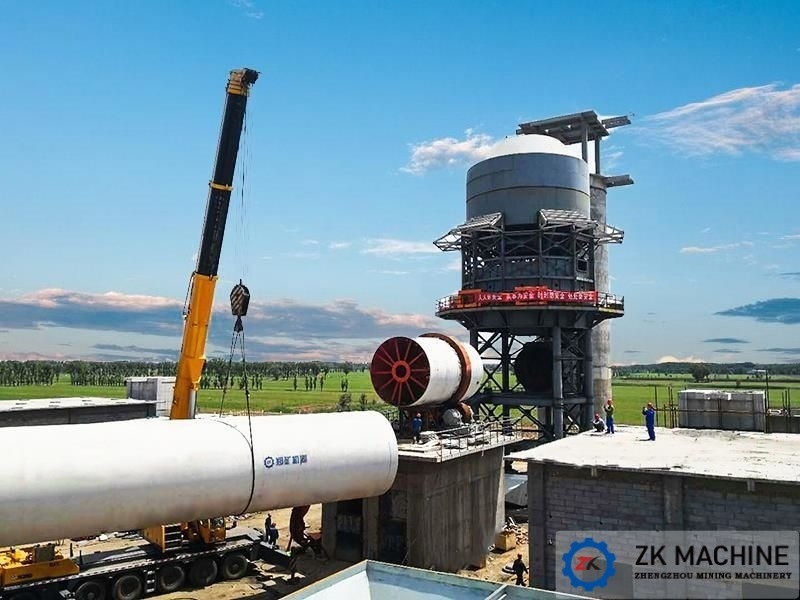 New Design 600 T/D Active Lime Production Line Equipment with Preheater