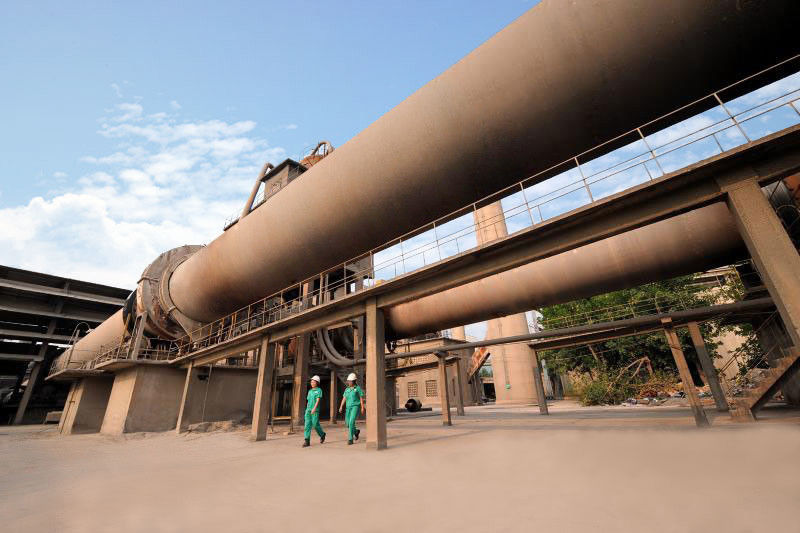 180-3000 T/D Cement Production Line , Cement Rotary Kiln Plant Energy Saving