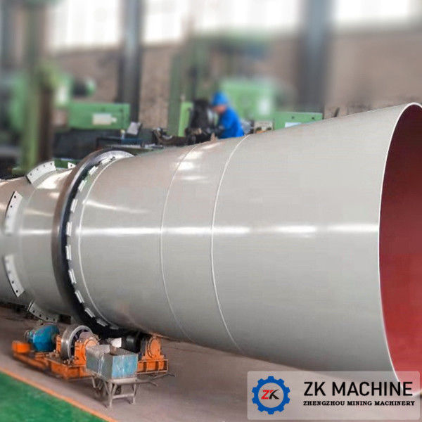 Three Cylinder Industrial Rotary Dryer High Efficiency For Cement / Sand Industry