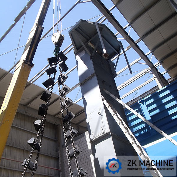 Low Noise Chain Conveying Equipment , Mining Chain Bucket Elevator