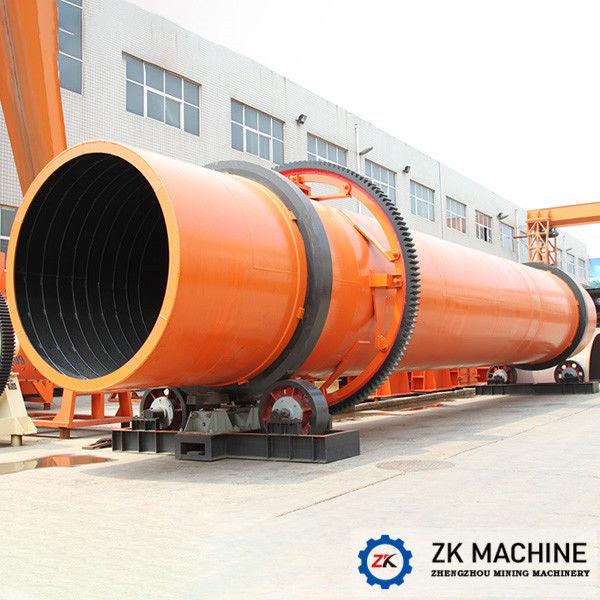 High Capacity Industrial Rotary Dryer , Coal Rotary Drum Dryer Easy Adjustment