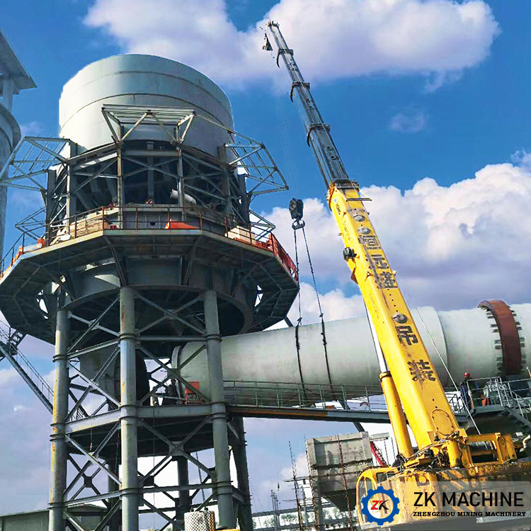 150m Kiln Active Lime production line Sugar Beet Residue Mud Treatment To Produce