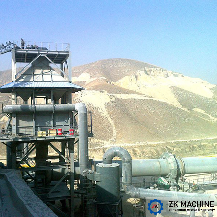 150m Kiln Active Lime production line Sugar Beet Residue Mud Treatment To Produce