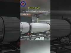 Industrial 2-46t/h Nickel Ore Rotary Dryer with Advanced Drying Technology